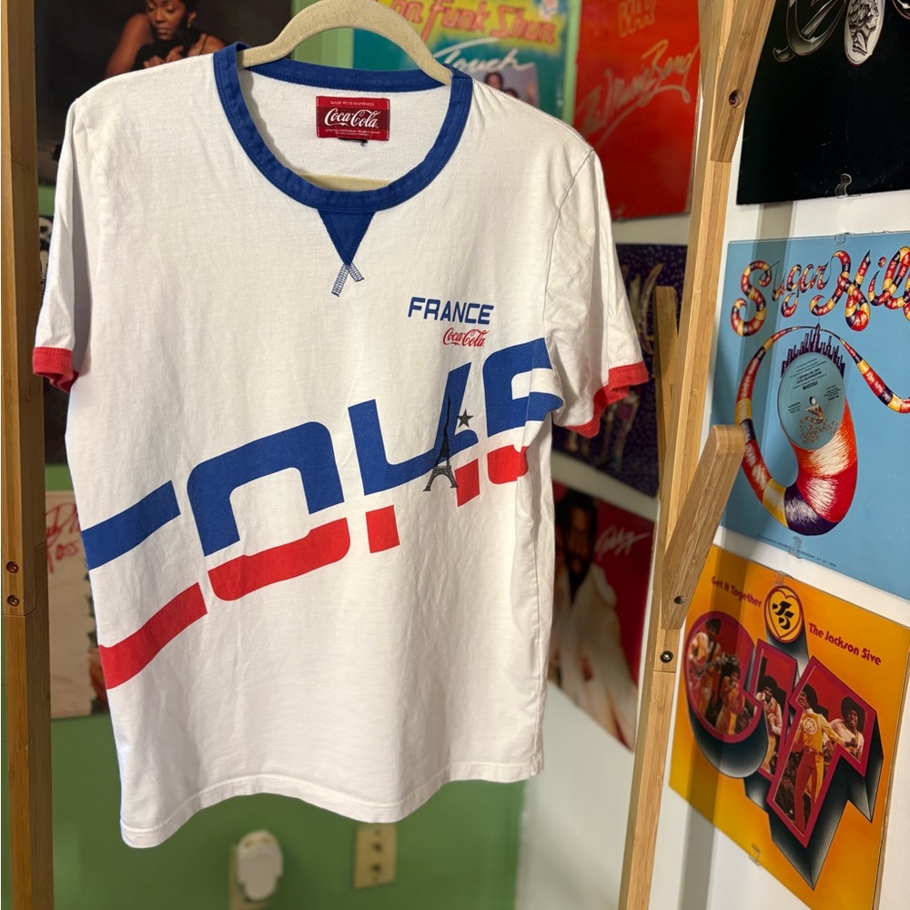 Coca Cola France Tee - White, Red, Blue